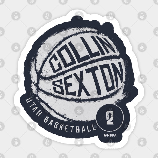 Collin Sexton Utah Basketball Sticker by TodosRigatSot